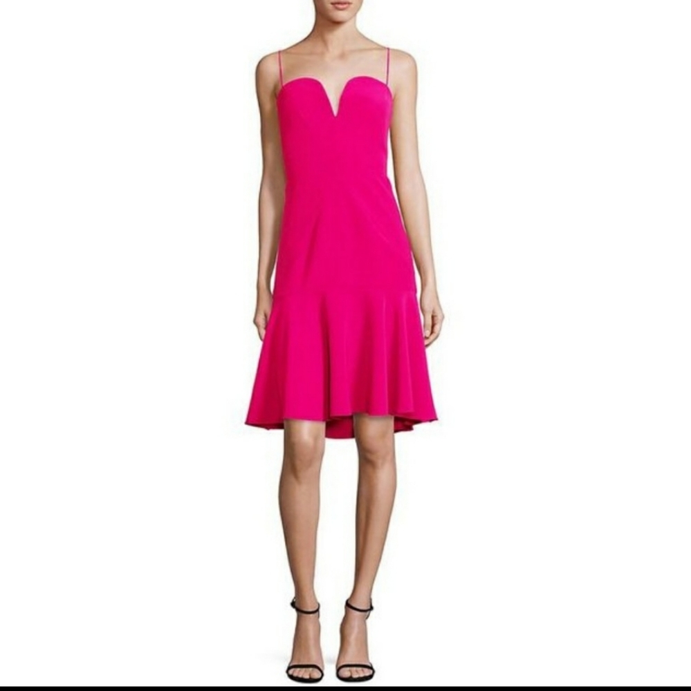 Milly pink Italian Cady Kelly dress 2